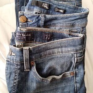 TWO pairs of jeans size 4 and 6